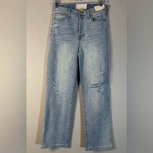 Altar'd State Light Blue Straight Leg Jeans